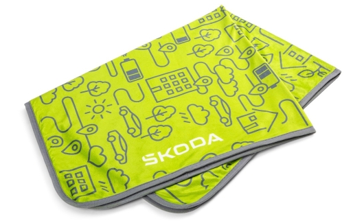 Ковдра плюшева SKODA 2в1 (6U0084503) 2