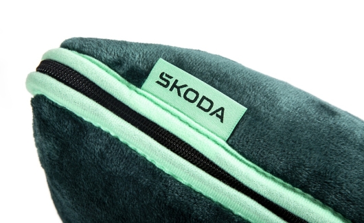 Ковдра SKODA emerald green (40*35->120*160см) (6U0084509) 4