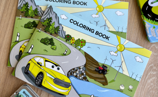 Книжка для розфарбовування дитяча SKODA (000087703QK) 4