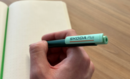 Ручка кулькова SKODA Pus emerald_electric (6U0087210A) 5