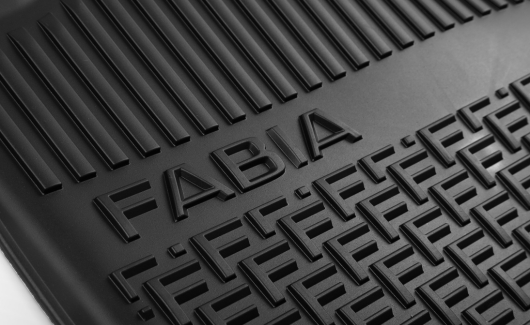 Коврик резиновый (к-т, 2 шт.) (6V1061551) 2