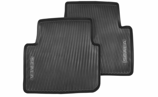Коврик резиновый SCALA задн (к-т, 2 шт.) (657061512) 1