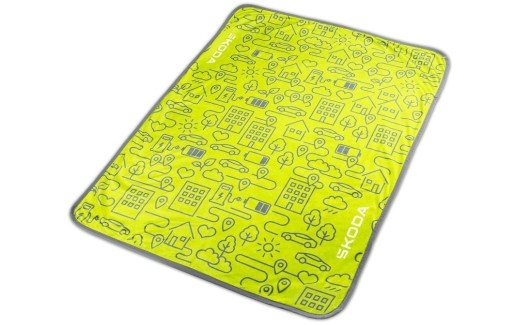 Ковдра плюшева SKODA 2в1 (6U0084503) 1